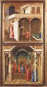 Ambrogio Lorenzetti St Nicholas Offers Three Girls Their Dowry oil painting on canvas